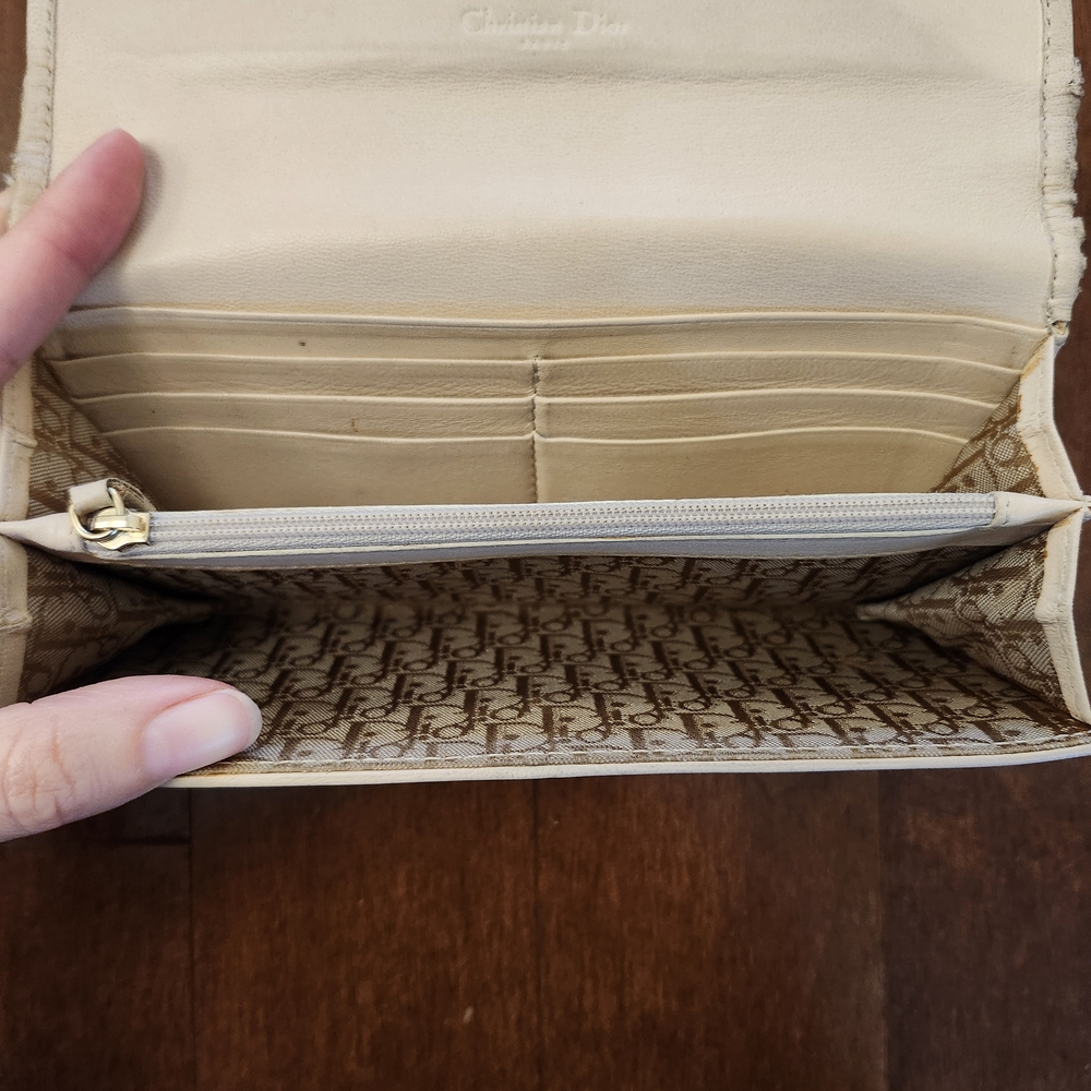Christian Dior canvas animal print vintage wallet - Picture 10 of 12